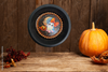 Mini Pie Pan Wall Art Handmade Hand Painted Decoupaged Wall Art Black CUTE GHOST HALLOWEEN Decor Gift Idea - JAMsCraftCloset