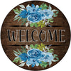 ROUND Digital Graphic Design WELCOME 3 Sublimation PNG SVG Door Sign Wall Art Wreath Design Entrance Design Crafters Delight HAPPY CRAFTING - Digital Graphic Design - JAMsCraftCloset