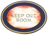 OVAL SHAPED Digital Graphic Design KEEP OUT ROOM Sublimation PNG SVG Lake House Sign Farmhouse Country Home Cabin DOOR ART Decor Wreath Design Gift Crafters Delight - JAMsCraftCloset
