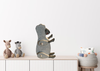 Wooden GRAY LAMB/SHEEP With Movable Wings and Feet Hand Painted Hand Cut Handmade by my Dad Kitchen Decoration Wall Art Tier Tray Decor Nursery Bathroom Home Decor Folk Art Primitive Gift Idea Unique Farmhouse Country Decor - JAMsCraftCloset