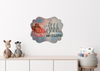 Large FANCY SHAPED Wooden Decoupaged NURSERY SIGN Farmhouse Country Wall Art BABY SLEEPING - BOY and GIRL Handmade BABY SHOWER Gift Idea Crafters Delight - JAMsCraftCloset
