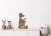 Wooden YELLOW DUCK With Movable Wings and Feet Hand Painted Hand Cut Handmade by my Dad Kitchen Decoration Wall Art Tier Tray Decor Nursery Bathroom Home Decor Folk Art Primitive Gift Idea Unique Farmhouse Country Decor - JAMsCraftCloset
