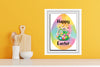 EASTER EGG 4 - HAPPY EASTER Digital Graphic Design SVG-PNG-JPEG Download Holiday Decor Wall Art Home Decor Sublimation Design Crafters Delight - DIGITAL GRAPHICS - JAMsCraftCloset
