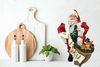 Shelf Sitter Santa With List and Hat Paper Mache Vintage Holiday Decoration Christmas Decor Gift Idea - JAMsCraftCloset