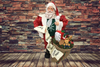 Shelf Sitter Santa With List and Hat Paper Mache Vintage Holiday Decoration Christmas Decor Gift Idea - JAMsCraftCloset