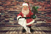 Shelf Sitter Santa With a Blank List Paper Mache Vintage Holiday Decoration Christmas Decor Gift Idea - JAMsCraftCloset