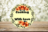 ROUND Digital Graphic Design COOKING WITH LOVE Sublimation PNG SVG Lake House Sign Farmhouse Country Home Cabin KITCHEN Wall Art Decor Wreath Design Gift Crafters Delight HAPPY CRAFTING - JAMsCraftCloset