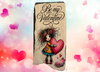 Antique West Virginia Roof Decoupaged BE MY VALENTINE - GIRL WITH HEART - Valentine/Love Theme Handmade Wall Art Unique Home Decor Gift- JAMsCraftCloset