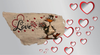 Antique West Virginia Roof Decoupaged LOVE - DUCK WITH FLOWERS - Valentine/Love Theme Handmade Wall Art Unique Home Decor Gift- JAMsCraftCloset