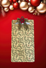Clipboard Legal Size Vintage Upcycled Handcrafted Christmas Design HOLLY AND BERRIES Design Gift Idea Unique {{ JAMsCraftCloset }}