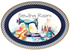 OVAL SHAPED Digital Graphic Design SEWING ROOM Sublimation PNG SVG Lake House Sign Farmhouse Country Home Cabin DOOR ART Decor Wreath Design Gift Crafters Delight - JAMsCraftCloset