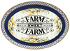 OVAL SHAPED Digital Graphic Design BOLD YELLOW FARM SWEET FARM DAISIES Sublimation Decoupage PNG SVG House Sign Farmhouse Country Home Cabin Wall Art Decor Wreath Design Gift Crafters Delight - JAMsCraftCloset