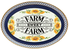 OVAL SHAPED Digital Graphic Design BOLD YELLOW FARM SWEET FARM SUNFLOWERS Sublimation Decoupage PNG SVG House Sign Farmhouse Country Home Cabin Wall Art Decor Wreath Design Gift Crafters Delight - JAMsCraftCloset