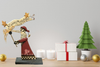 Shelf Sitters SANTA WITH MERRY CHRISTMAS FLAG Wooden Vintage Holiday Decoration Christmas Decor Gift Idea - JAMsCraftCloset