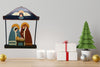 Nativity Scene Wooden Handmade Hand Painted Vintage Holiday Decor Christmas Decor Wall Art Wall Hanging - JAMsCraftCloset