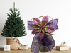 Dollar Tree Bowl Large Handmade Purple Ornament With Bulbs Fireplace Mantel or Hearth, Shelf Sitter, Counter, Table Centerpiece Decor Unique Christmas Holiday Decoration Gift Idea - JAMsCraftCloset