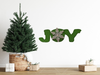 JOY Red and Green With Bling Snowflake Wooden Primitive Hand Painted Handmade Christmas Winter Decoration Home Decor Holiday &nbsp;- JAMsCraftCloset