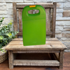 Vintage DEXAS Lime Green Hard Plastic Clipboard Container Portfolio With Storage Yellow Closure USED&nbsp; - JAMsCraftCloset