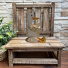 Wooden YELLOW DUCK With Movable Wings and Feet Hand Painted Hand Cut Handmade by my Dad Kitchen Decoration Wall Art Tier Tray Decor Nursery Bathroom Home Decor Folk Art Primitive Gift Idea Unique Farmhouse Country Decor - JAMsCraftCloset