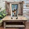 TRAY BLACK and WHITE PLAID Plastic Rectangle Decoupaged Upcycled Repurposed COUNTRY Theme WAITING FOR THE COFFEE TO KICK IN Wall Art Shelf Sitter KITCHEN Decor Gift - JAMsCraftCloset