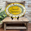 Hard Plastic OVAL TRAY Farmhouse Country Home Decor SWEET SUMMER Wall Art Cottage Chic Kitchen Decor Handmade Gift Idea &nbsp;- JAMsCraftCloset