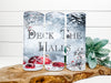 TUMBLER Full Wrap Sublimation Digital Graphic Design Download DECK THE HALLS SVG-PNG Kitchen Christmas Design Patio Porch Decor Gift Crafters Delight - Digital Graphic Design - JAMsCraftCloset