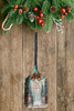 Decoupaged COAL SHOVEL - BELIEVE IN THE MAGIC OF CHRISTMAS - Gift Idea Home HOLIDAY Decor Wall Door Art - JAMsCraftCloset
