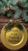 Dollar Tree Plastic Gold CHARGER PLATE Christmas Holiday Wall Art BELIEVE IN THE MAGIC OF CHRISTMAS Handmade Gift Idea Crafters Delight - JAMsCraftCloset