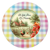 ROUND Digital Graphic Design A LITTLE BIT OF HEAVEN Farm Chickens Wedding Gift First Home Sublimation Decoupage PNG SVG Country Farmhouse Home Kitchen Decor Wall Art Shelf Sitter Gift Crafters Delight - JAMsCraftCloset