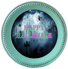 ROUND DIGITAL Graphic Design HAPPY HALLOWEEN Halloween Sublimation Decoupage PNG SVG Country Farmhouse Home Decor Sign Shelf Sitter Wall Art Decor Wreath Design Gift Crafters Delight - JAMsCraftCloset