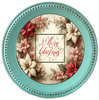 ROUND Digital Graphic Design MERRY CHRISTMAS POINSETTIAS - CHRISTMAS DESIGN PNG-JPEG-PDF-SVG-Decoupage-Sublimation Design Graphic Country Farmhouse Home Decor HOLIDAY Decor Gift Crafters Delight - JAMsCraftCloset