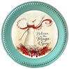 ROUND Digital Graphic Design BELIEVE IN THE MAGIC OF SNOW - CHRISTMAS DESIGN PNG-JPEG-PDF-SVG-Decoupage-Sublimation Design Graphic Country Farmhouse Home Decor HOLIDAY Decor Gift Crafters Delight- JAMsCraftCloset