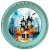 ROUND DIGITAL Graphic Design ENTER IF YOU DARE Halloween Sublimation Decoupage PNG SVG Country Farmhouse Home Decor Sign Shelf Sitter Wall Art Decor Wreath Design Gift Crafters Delight - JAMsCraftCloset