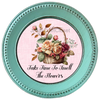ROUND Digital Graphic Design TAKE TIME TO SMELL THE FLOWERS Wedding Gift First Home Sublimation PNG SVG Country Farmhouse Home Decor Sign Wall Art Decor Wreath Design Gift Crafters Delight - JAMsCraftCloset
