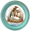 ROUND Digital Graphic Design NAVTIVITY - UNTO US A CHILD WAS BORN - CHRISTMAS DESIGN PNG-JPEG-PDF-SVG-Decoupage-Sublimation Design Graphic Country Farmhouse Home Decor HOLIDAY Decor Gift Crafters Delight - JAMsCraftCloset