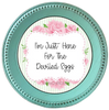 DIGITAL ROUND Graphic Design IM HERE FOR THE DEVILED EGGS Sublimation Decoupage PNG SVG Country Farmhouse Home Decor KITCHEN Sign Shelf Sitter Wall Art Decor Gift Crafters Delight - JAMsCraftCloset