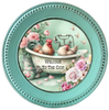 ROUND Digital Graphic Design WELCOME TO THE COOP 2 Rooster Floral Wedding Gift First Home Sublimation Decoupage PNG SVG Country Farmhouse Home Kitchen Decor Wall Art Shelf Sitter Gift Crafters Delight - JAMsCraftCloset