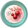 ROUND Digital Graphic Design MERRY CHRISTMAS - RED BULBS Gift First Home Sublimation Decoupage PNG SVG Country Farmhouse Home Decor Wall Art Decor Gift Crafters Delight - JAMsCraftCloset