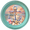 DIGITAL ROUND Graphic Design - HOPE ANCHORS THE SOUL - Beach Coastal Decor Wedding Gift HOME DECOR Sublimation Decoupage PNG SVG PDF JPEG Wall Art Shelf Sitter Gift Crafters Delight - JAMsCraftCloset