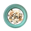 ROUND Digital Graphic Design LOVE Sublimation PNG SVG Country Farmhouse Sign Bedroom Child's Room Wall Art Decor Wreath Design Love Gift Crafters Delight HAPPY CRAFTING {{ JAMsCraftCloset }}