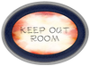 OVAL SHAPED Digital Graphic Design KEEP OUT ROOM Sublimation PNG SVG Lake House Sign Farmhouse Country Home Cabin DOOR ART Decor Wreath Design Gift Crafters Delight - JAMsCraftCloset