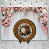 PLATE CHARGER GOLD PLASTIC ROUND DECOUPAGED Upcycled Repurposed Wall Art or Shelf Sitter YOU ARE MY WORLD Home Decor Gift WEDDING - JAMsCraftCloset