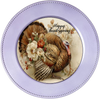 ROUND Digital Graphic Design - HAPPY THANKSGIVING - Turkey With Flowers - Wedding Gift HOME DECOR Sublimation Decoupage PNG SVG PDF JPEG Country Farmhouse Wall Art Shelf Sitter Gift Crafters Delight - JAMsCraftCloset