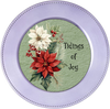 ROUND Digital Graphic Design Poinsettia Tidings Of Joy - CHRISTMAS DESIGN PNG-JPEG-PDF-SVG-Decoupage-Sublimation Design Graphic Country Farmhouse Home Decor HOLIDAY Decor Gift Crafters Delight - JAMsCraftCloset