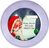 ROUND Digital Graphic Design SANTA - YOU ARE NOT ON THE NAUGHTY LIST - CHRISTMAS DESIGN PNG-JPEG-PDF-SVG-Decoupage-Sublimation Design Graphic Country Farmhouse Home Decor HOLIDAY Decor Gift Crafters Delight - JAMsCraftCloset