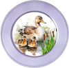 ROUND Digital Graphic Design MAMA DUCK AND BABBIES Decor Lake Scene With Animals First Home Sublimation Decoupage PNG SVG Country Farmhouse Home Decor Wall Art Shelf Sitter Gift Crafters Delight - JAMsCraftCloset