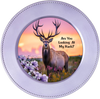 ROUND Digital Graphic Design HUNTERS ARE YOU LOOKING AT MY RACK Deer Decor Lake Scene With Animals First Home Sublimation Decoupage PNG SVG Country Farmhouse Home Decor Wall Art Shelf Sitter Gift Crafters Delight