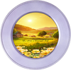 ROUND Digital Graphic Design OH WHAT A BEAUTIFUL DAY Sunny Country Farm Scene Wedding Gift First Home Sublimation PNG SVG Country Farmhouse Home Decor Wall Art Gift Crafters Delight - JAMsCraftCloset