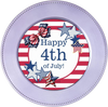 ROUND Digital Graphic Design PATRIOTIC HAPPY 4TH - DESIGN PNG-JPEG-PDF-SVG-Decoupage-Sublimation Design Graphic Country Farmhouse Home Decor HOLIDAY Decor Gift Crafters Delight - JAMsCraftCloset