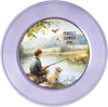 ROUND Digital Graphic Design PERFECT SUMMER DAY Little Boy and Dog Fishing First Home Sublimation Decoupage PNG SVG Country Farmhouse Home Decor Wall Art Shelf Sitter Gift Crafters Delight - JAMsCraftCloset
